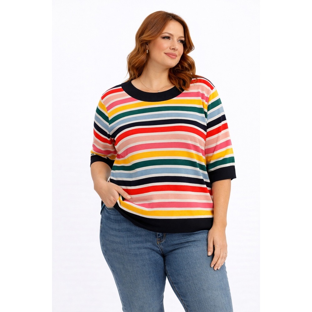 Boden Multicolor Striped Blouse